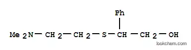 Molecular Structure of 88889-92-3 (BETA-(2-DIMETHYLAMINOETHYLTHIO)-PHENETHYL ALCOHOL)