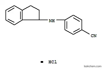 Molecular Structure of 890-61-9 (4-(2,3-dihydro-1H-inden-1-ylamino)benzonitrile)