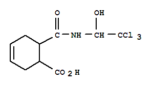 3-Cyclohexene-1-carboxylicacid, 6-[[(2,2,2-trichloro-1-hydroxyethyl)amino]carbonyl]- cas  90876-58-7