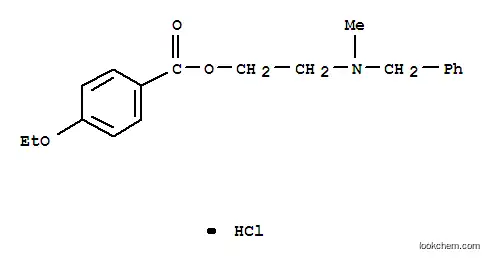 Molecular Structure of 94914-90-6 (N-benzyl-2-[(4-ethoxybenzoyl)oxy]-N-methylethanaminium chloride)