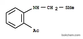 Molecular Structure of 98499-61-7 (Ethanone,1-[2-[[(methylthio)methyl]amino]phenyl]-)