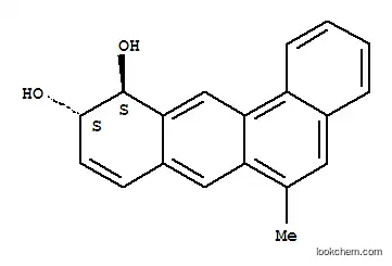 Molecular Structure of 98601-01-5 ((10S,11S)-6-methyl-10,11-dihydrotetraphene-10,11-diol)