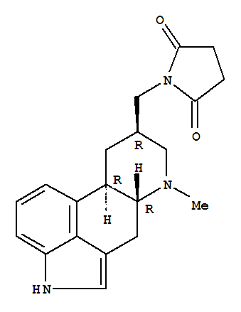 2,5-Pyrrolidinedione,1-[[(8b)-6-methylergolin-8-yl]methyl]-(9CI)