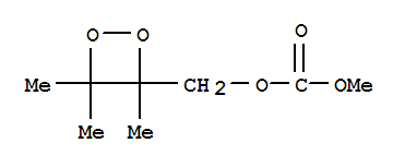 Carbonic acid, methyl(3,4,4-trimethyl-1,2-dioxetan-3-yl)methyl ester