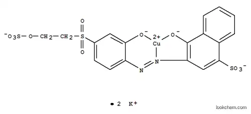 Molecular Structure of 111239-50-0 (Cuprate(2-),[4-(hydroxy-kO)-3-[2-[2-(hydroxy-kO)-4-[[2-(sulfooxy)ethyl]sulfonyl]phenyl]diazenyl-kN1]-1-naphthalenesulfonato(4-)]-,potassium (1:2))