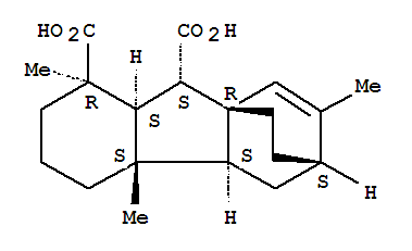 6,8a-Etheno-8aH-fluorene-1,9-dicarboxylicacid, 1,2,3,4,4a,4b,5,6,7,8,9,9a-dodecahydro-1,4a,11-trimethyl-,(1R,4aS,4bS,6S,8aR,9S,9aS)-