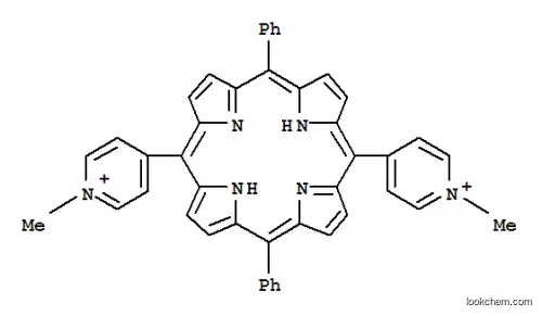 Molecular Structure of 119708-09-7 (Pyridinium,4,4'-(10,20-diphenyl-21H,23H-porphine-5,15-diyl)bis[1-methyl-)