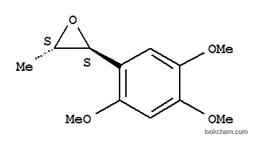Molecular Structure of 124878-08-6 (Oxirane,2-methyl-3-(2,4,5-trimethoxyphenyl)-, (2R,3R)-rel-)