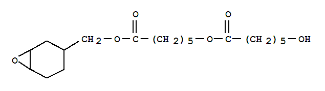 Molecular Structure of 133859-37-7 (Hexanoic acid,6-hydroxy-, 6-(7-oxabicyclo[4.1.0]hept-3-ylmethoxy)-6-oxohexyl ester)