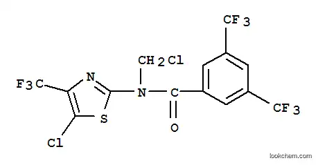 N-(chloromethyl)-N-[5-chloro-4-(trifluoromethyl)-1,3-thiazol-2-yl]-3,5-bis(trifluoromethyl)benzamide