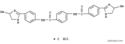 Molecular Structure of 13552-00-6 (4-(5-methyl-4,5-dihydro-1H-imidazol-2-yl)-N-(4-{[4-(5-methyl-4,5-dihydro-1H-imidazol-2-yl)phenyl]carbamoyl}phenyl)benzamide)