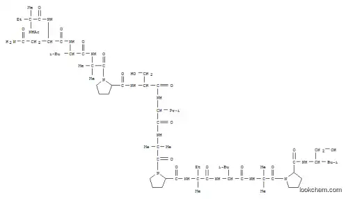 Molecular Structure of 137014-52-9 (Trichovirin I-3C (9CI))