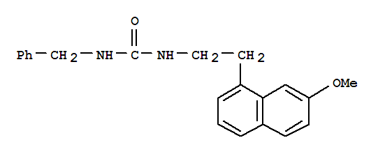 Urea,N-[2-(7-methoxy-1-naphthalenyl)ethyl]-N'-(phenylmethyl)-