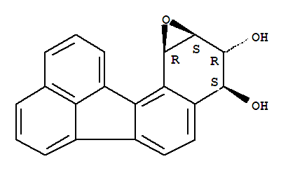 Molecular Structure of 138921-95-6 (Acenaphtho[1',2':7,8]naphth[1,2-b]oxirene-2,3-diol,1a,2,3,11d-tetrahydro-, (1aa,2a,3b,11da)- (9CI))