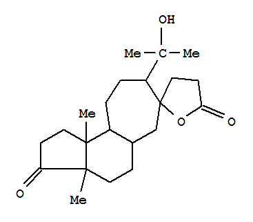 Spiro[cyclohept[e]indene-7(3H),2'(5'H)-furan]-3,5'-dione,tetradecahydro-8-(1-hydroxy-1-methylethyl)-3a,10b-dimethyl-,(3aR,5aS,7S,8R,10aS,10bR)-rel-(+)- (9CI)