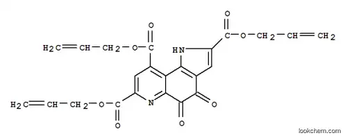 Molecular Structure of 144686-40-8 (triprop-2-en-1-yl 4,5-dioxo-4,5-dihydro-1H-pyrrolo[2,3-f]quinoline-2,7,9-tricarboxylate)