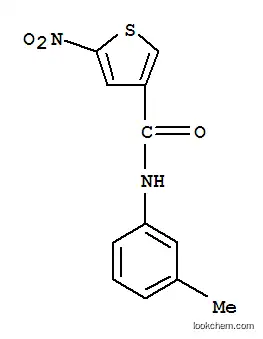 Molecular Structure of 146795-30-4 (N-(3-methylphenyl)-5-nitrothiophene-3-carboxamide)