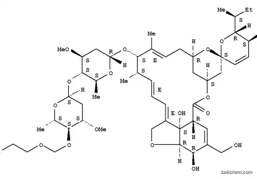 Molecular Structure of 148865-08-1 (Avermectin A1a,5-O-demethyl-26-hydroxy-4''-O-[(2-methoxyethoxy)methyl]- (9CI))