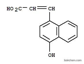 Molecular Structure of 150863-83-5 (3-(4-hydroxy-1-naphthalenyl)-2-propenoic acid)