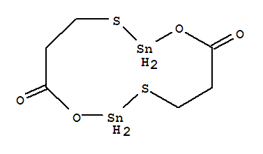 Molecular Structure of 15159-60-1 (1,7-Dioxa-3,9-dithia-2,8-distannacyclododecane-6,12-dione)