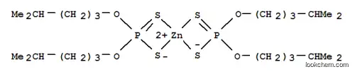 Molecular Structure of 15874-15-4 (zinc bis[O,O-bis(4-methylpentyl) phosphorodithioate])