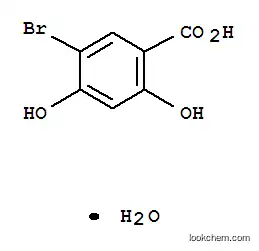 Molecular Structure of 160348-98-1 (5-BROMO-2,4-DIHYDROXYBENZOIC ACID MONOHYDRATE)