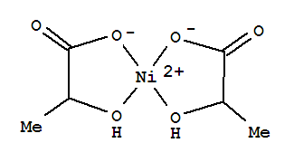 Nickel, bis[2-(hydroxy-kO)propanoato-kO]- cas  16039-61-5