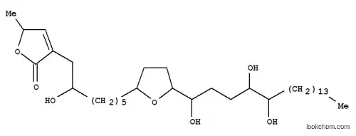 Molecular Structure of 163253-85-8 (2(5H)-Furanone,3-[2-hydroxy-7-[tetrahydro-5-(1,4,5-trihydroxynonadecyl)-2-furanyl]heptyl]-5-methyl-(9CI))