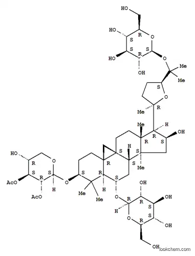 Molecular Structure of 165074-74-8 (b-D-Glucopyranoside, (3b,6a,16b,20R,24S)-3-[(2,3-di-O-acetyl-b-D-xylopyranosyl)oxy]-20,24-epoxy-16-hydroxy-9,19-cyclolanostane-6,25-diylbis-)