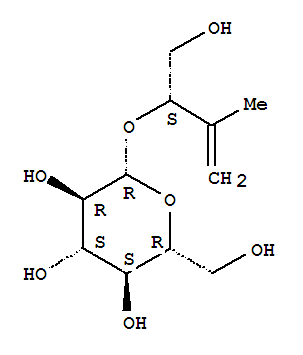 b-D-Glucopyranoside,(1S)-1-(hydroxymethyl)-2-methyl-2-propen-1-yl