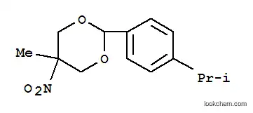 Molecular Structure of 17164-61-3 (5-methyl-5-nitro-2-[4-(propan-2-yl)phenyl]-1,3-dioxane)