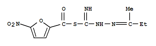 2-Furancarbothioicacid, 5-nitro-, S-[imino[2-(1-methylpropylidene)hydrazinyl]methyl] ester cas  1727-85-1