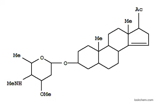 3β-[[3-O-Methyl-4-(methylamino)-2,4,6-trideoxy-β-D-ribo-hexopyranosyl]oxy]-5α-pregnan-14-en-20-one