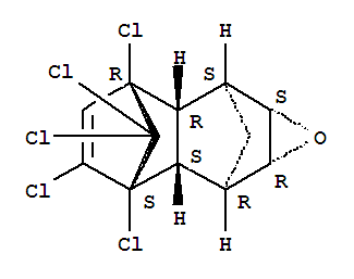 Molecular Structure of 18417-21-5 (2,7:3,6-Dimethanonaphth[2,3-b]oxirene,3,4,6,9,9-pentachloro-1a,2,2a,3,6,6a,7,7a-octahydro-,(1aR,2R,2aS,3S,6R,6aR,7S,7aS)-rel- (9CI))