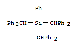 Silane,tris(diphenylmethyl)phenyl- (7CI,8CI)