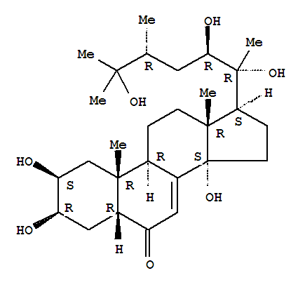 Ergost-7-en-6-one,2,3,14,20,22,25-hexahydroxy-, (2b,3b,5b,22R,24R)-