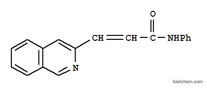Molecular Structure of 20768-31-4 (3-(isoquinolin-3-yl)-N-phenylprop-2-enamide)