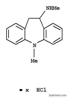 Molecular Structure of 21737-55-3 (10,11-dihydro-N,5-dimethyl-5H-dibenz[b,f]azepin-10-amine hydrochloride)