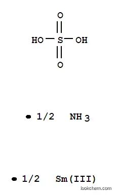Molecular Structure of 21995-29-9 (ammonium samarium(3+) disulphate)