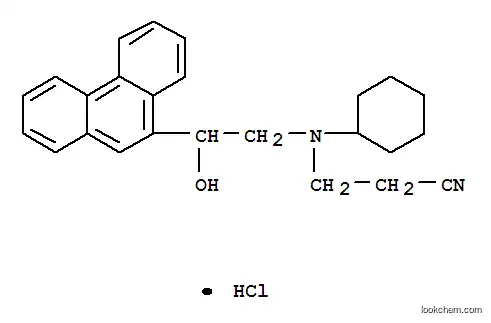 Molecular Structure of 22820-78-6 (3-{cyclohexyl[2-hydroxy-2-(phenanthren-9-yl)ethyl]amino}propanenitrile)
