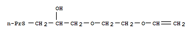 2-Propanol,1-[2-(ethenyloxy)ethoxy]-3-(propylthio)-