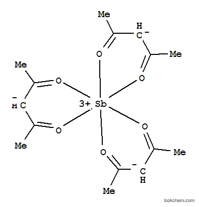 Molecular Structure of 25751-57-9 (ANTIMONY ACETYLACETONATE)