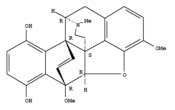 5,9b-Etheno-10,11c-(iminoethano)chryseno[4,5-bcd]furan-6,9-diol,4a,5,10,11-tetrahydro-3,5-dimethoxy-14-methyl-, (4aR,5R,9bR,10R,11cS)-
