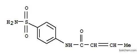 Molecular Structure of 2751-81-7 (N-(4-sulfamoylphenyl)but-2-enamide)