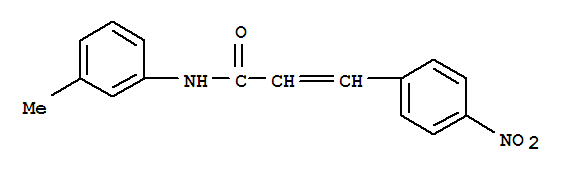 2-Propenamide,N-(3-methylphenyl)-3-(4-nitrophenyl)- cas  31191-21-6
