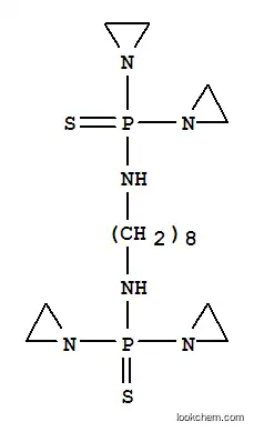 Molecular Structure of 31695-52-0 (Phosphinothioic amide,N,N'-1,8-octanediylbis[P,P-bis(1-aziridinyl)- (9CI))