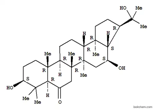 Molecular Structure of 32302-12-8 ((21β)-3β,16β,22-Trihydroxy-A'-neogammaceran-6-one)