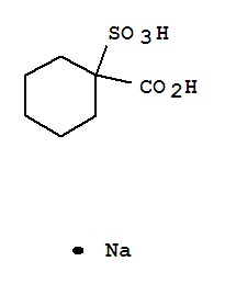 Cyclohexanecarboxylicacid, 1-sulfo-, sodium salt (1:1)