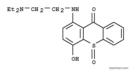 Molecular Structure of 37599-14-7 (1-[[2-(Diethylamino)ethyl]amino]-4-hydroxy-9H-thioxanthen-9-one 10-oxide)