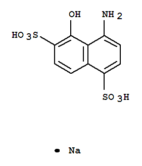 1,6-Naphthalenedisulfonicacid, 4-amino-5-hydroxy-, sodium salt (1:1)